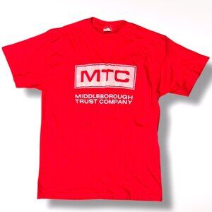 MTC Middleborough Trust Company T Shirt Vintage USA XL